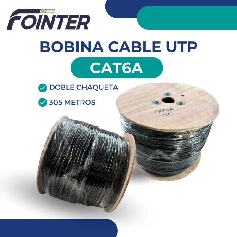 BOBINA CABLE UTP CAT6A