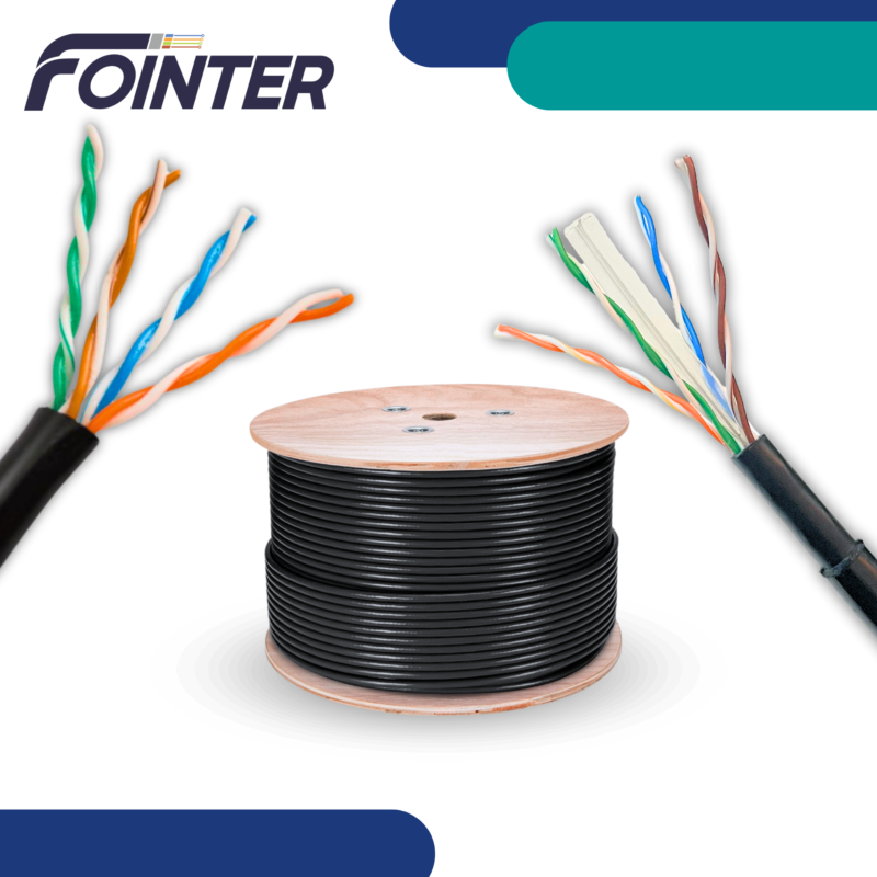 CABLE UTP CAT5E, CAT6 Y CAT6A PARA EXTERIOR