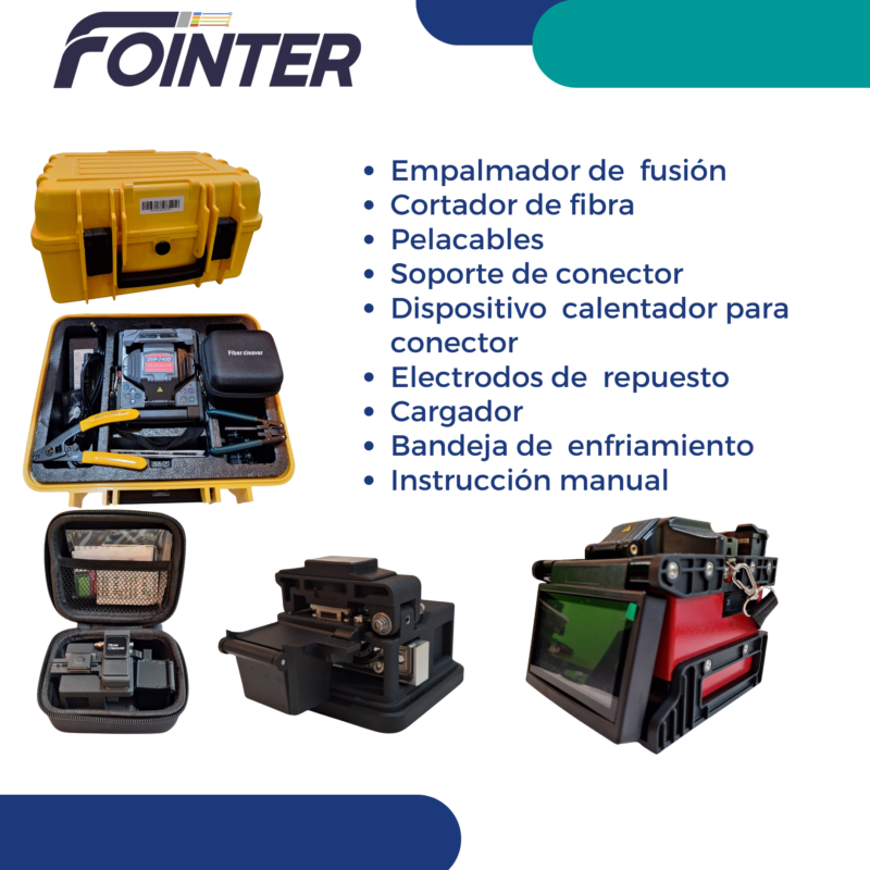 KIT FUSIONADORA PARA CABLE DE FIBRA ÓPTICA DVP 740