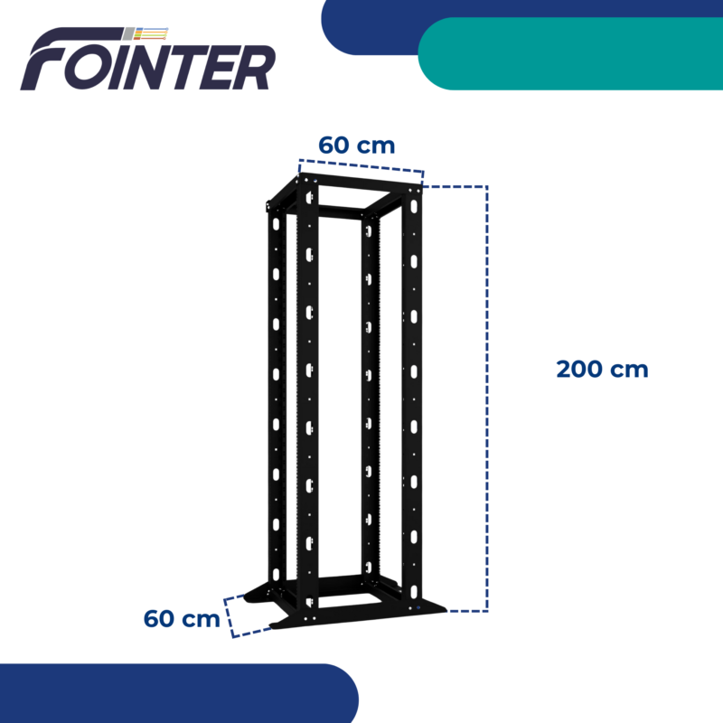 RACK PARA SERVIDORES DE 4 POSTES Y MARCO ABIERTO